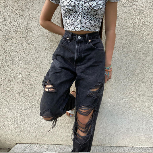 Ripped Thin jeans