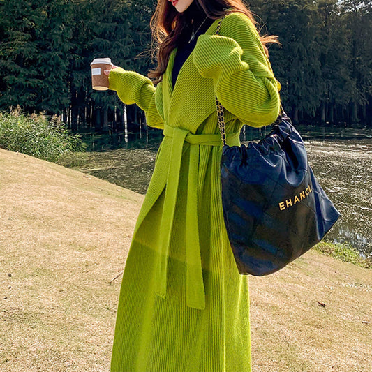 Handmade Wool Sweater Coat