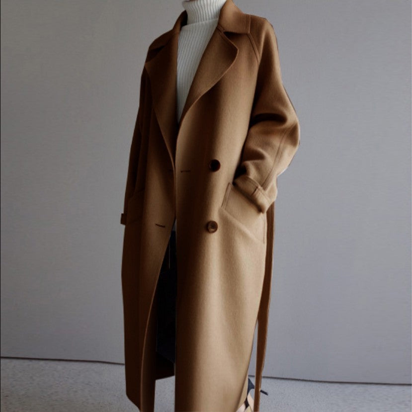 Women's Lapel Cashmere Coat