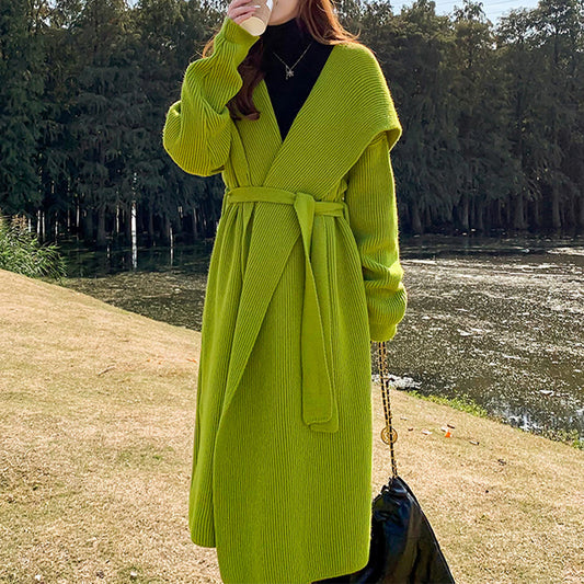 Handmade Wool Sweater Coat