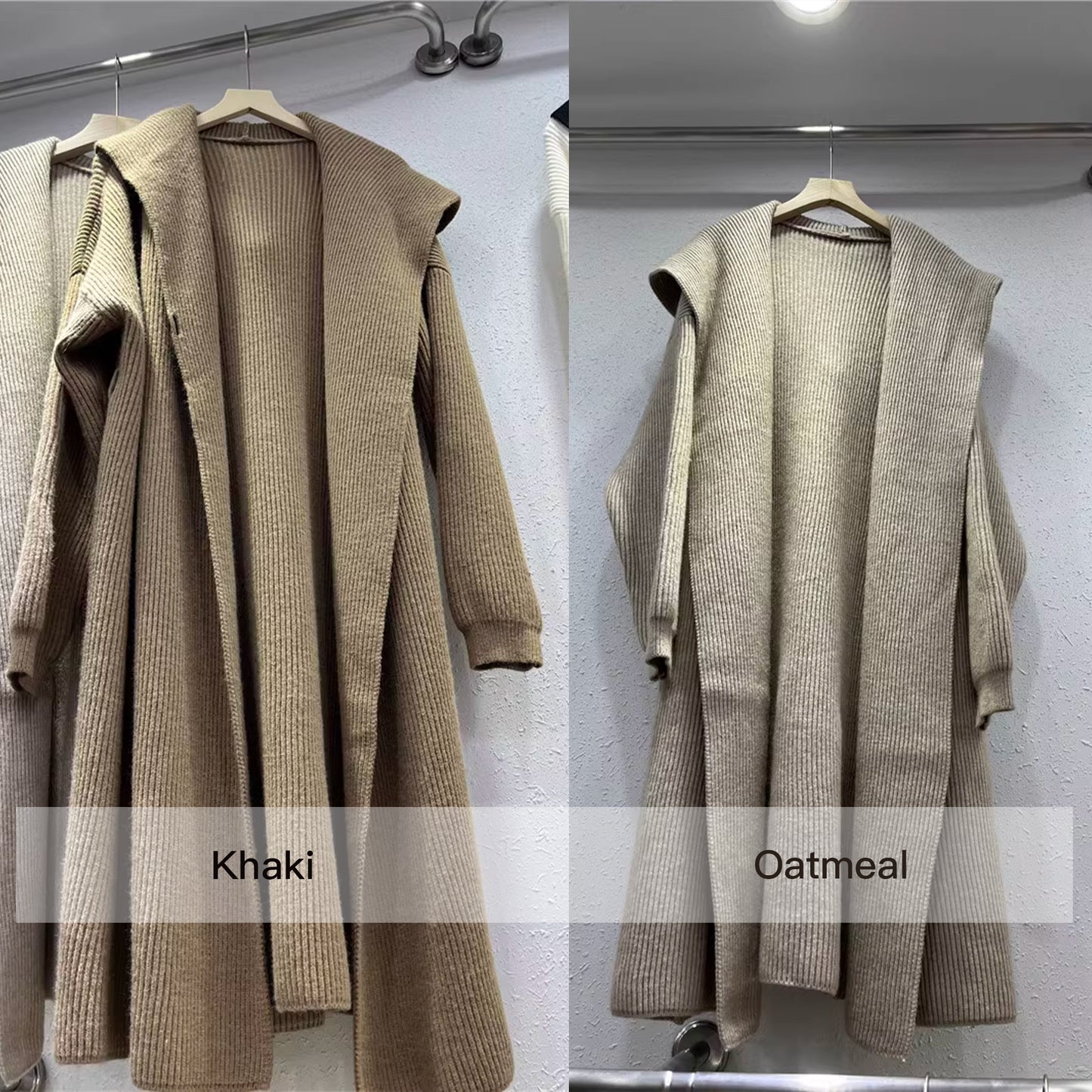 Handmade Wool Sweater Coat