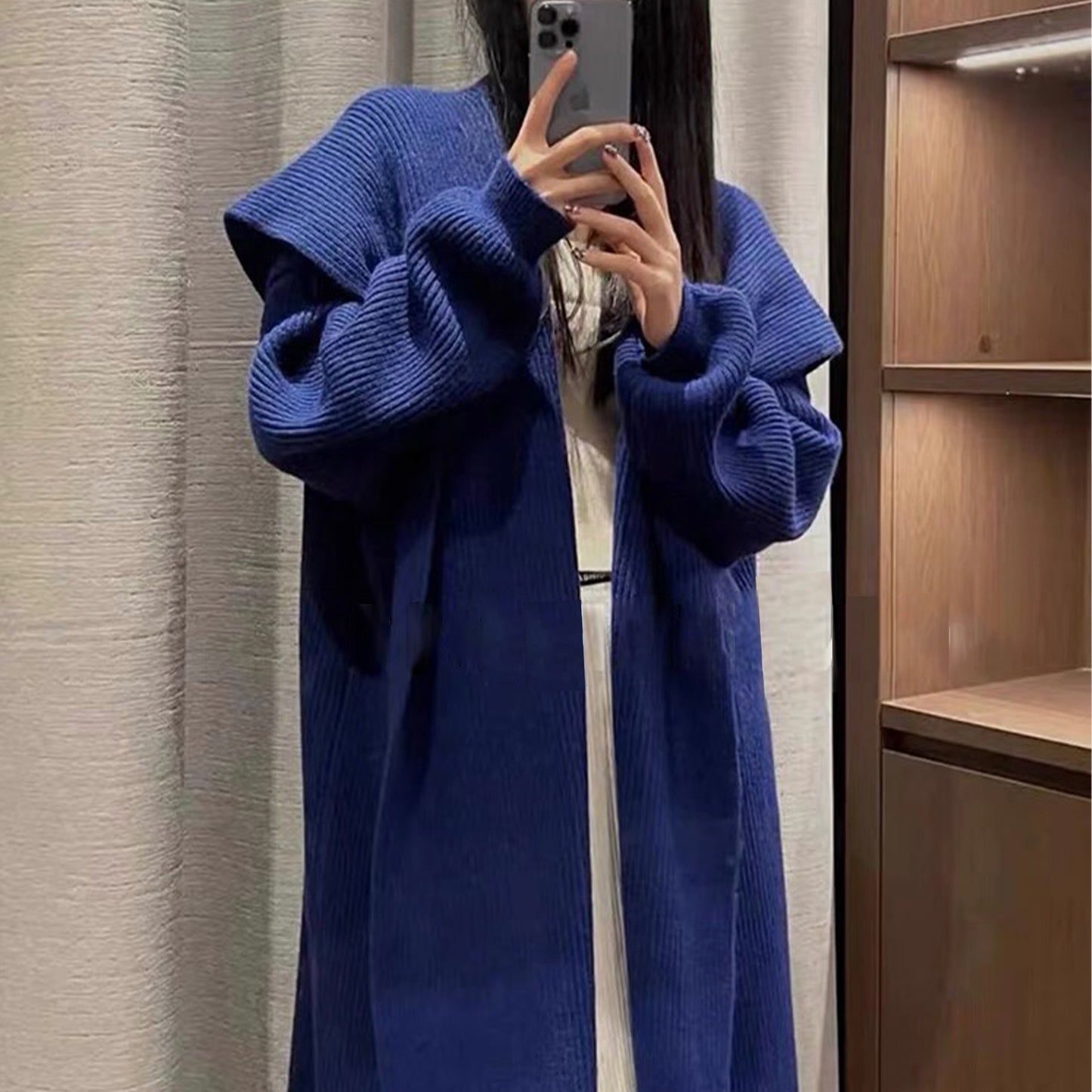 Handmade Wool Sweater Coat