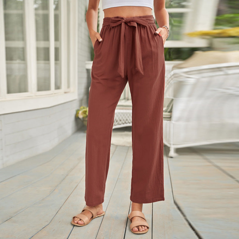 Casual Wide-leg Trousers