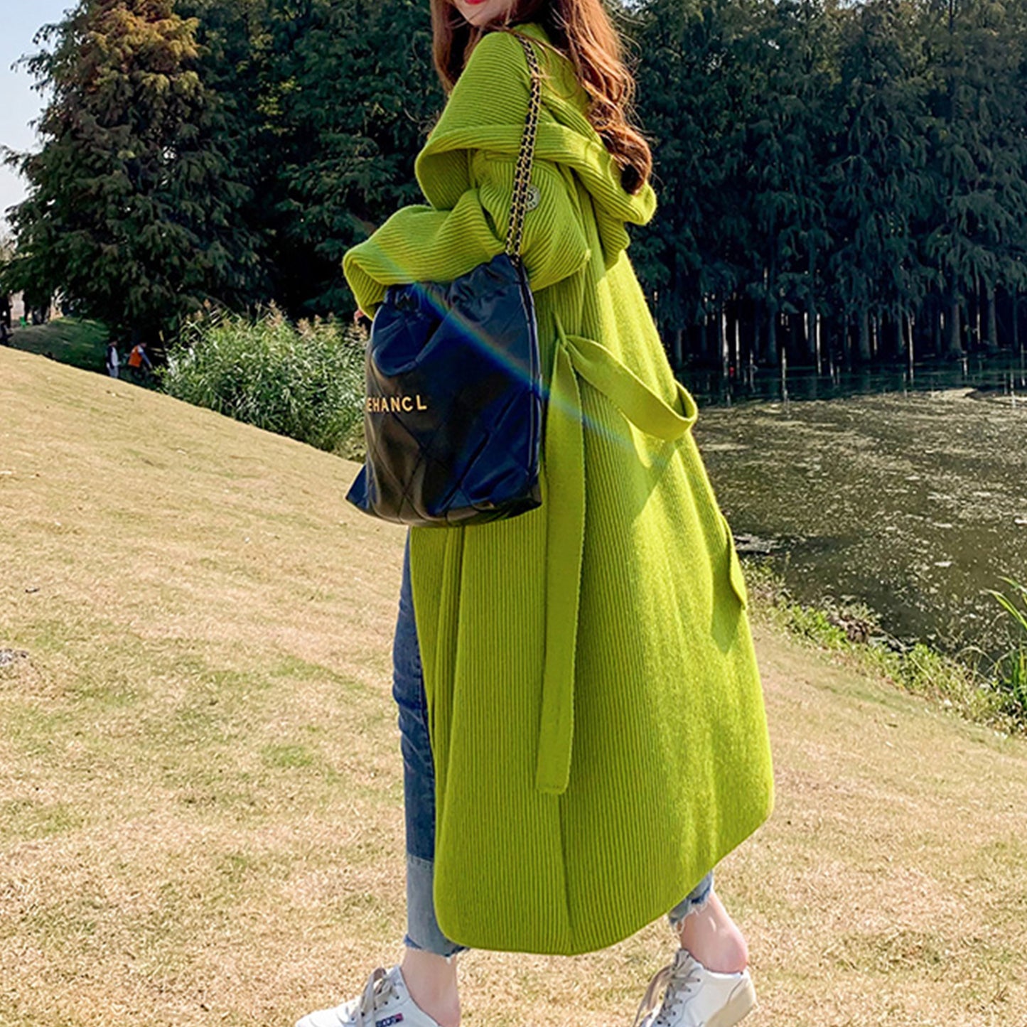 Handmade Wool Sweater Coat