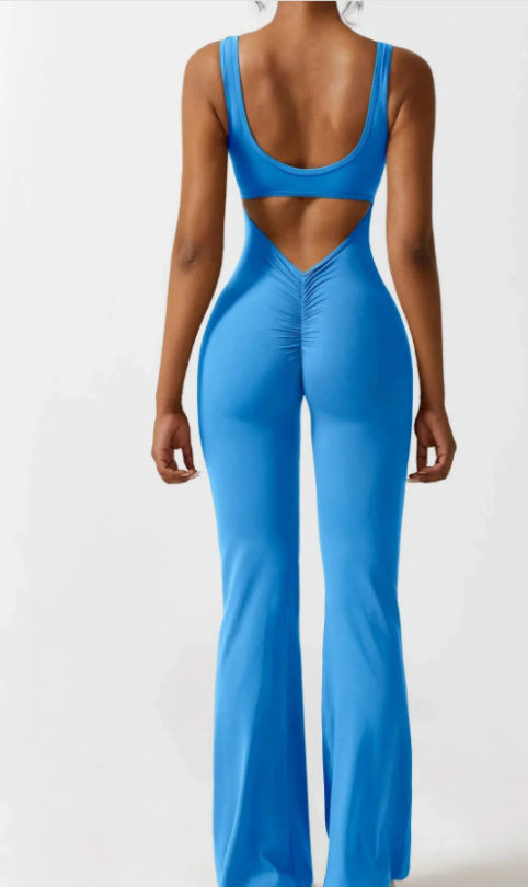 Tight Yoga Bodysuit Casual Hollow